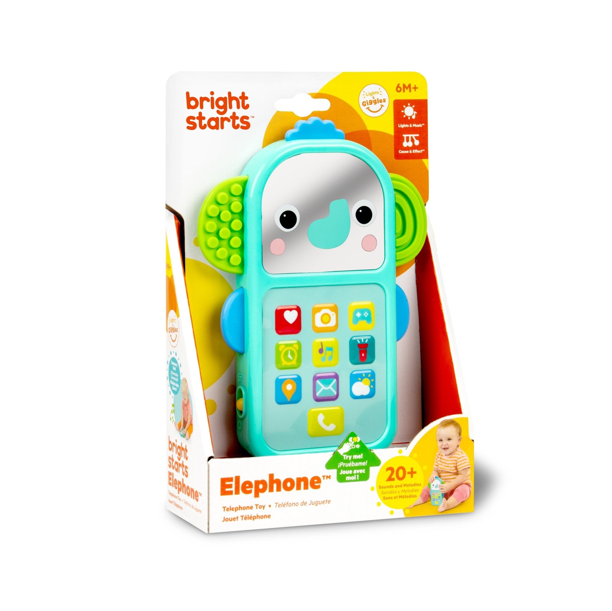 Bright Starts™ Elephone™ Telephone Toy - Premium for Kids in Qatar | Toysaro.com